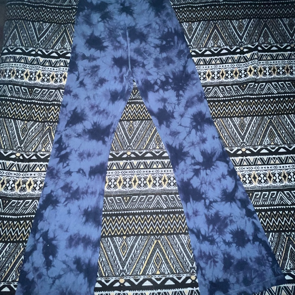 PINK Victoria's Secret Navy Tie-Dye Pants